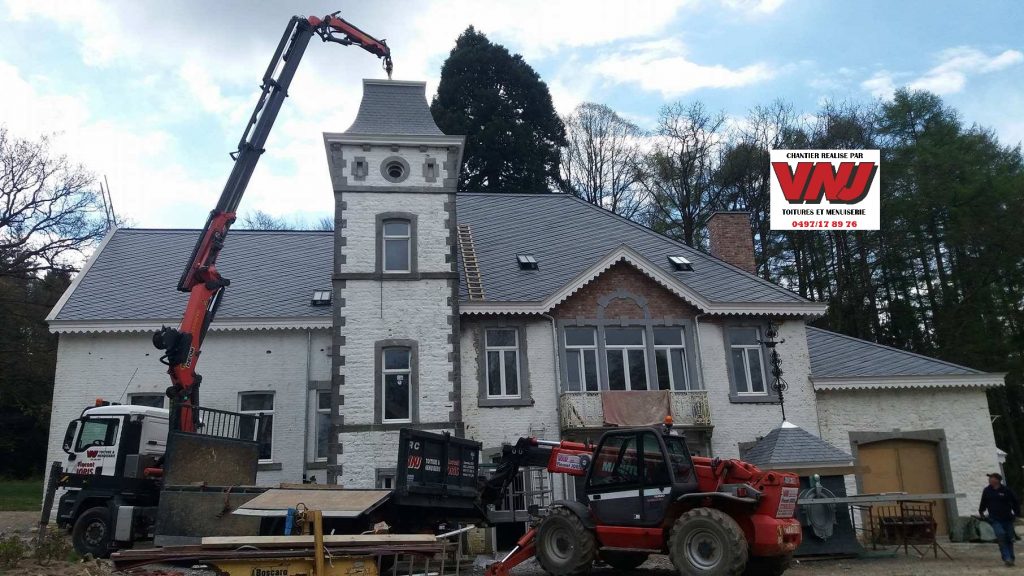 CHANTIER CHENE AL PIERRE – RECONSTRUCTION A L’IDENTIQUE APRES INCENDIE
