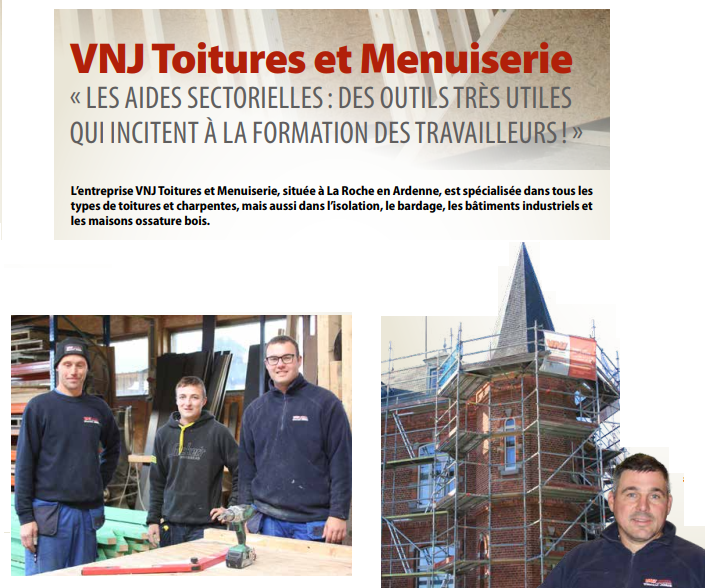 ON PARLE DE NOUS …  VNJ TOITURES ET MENUISERIE